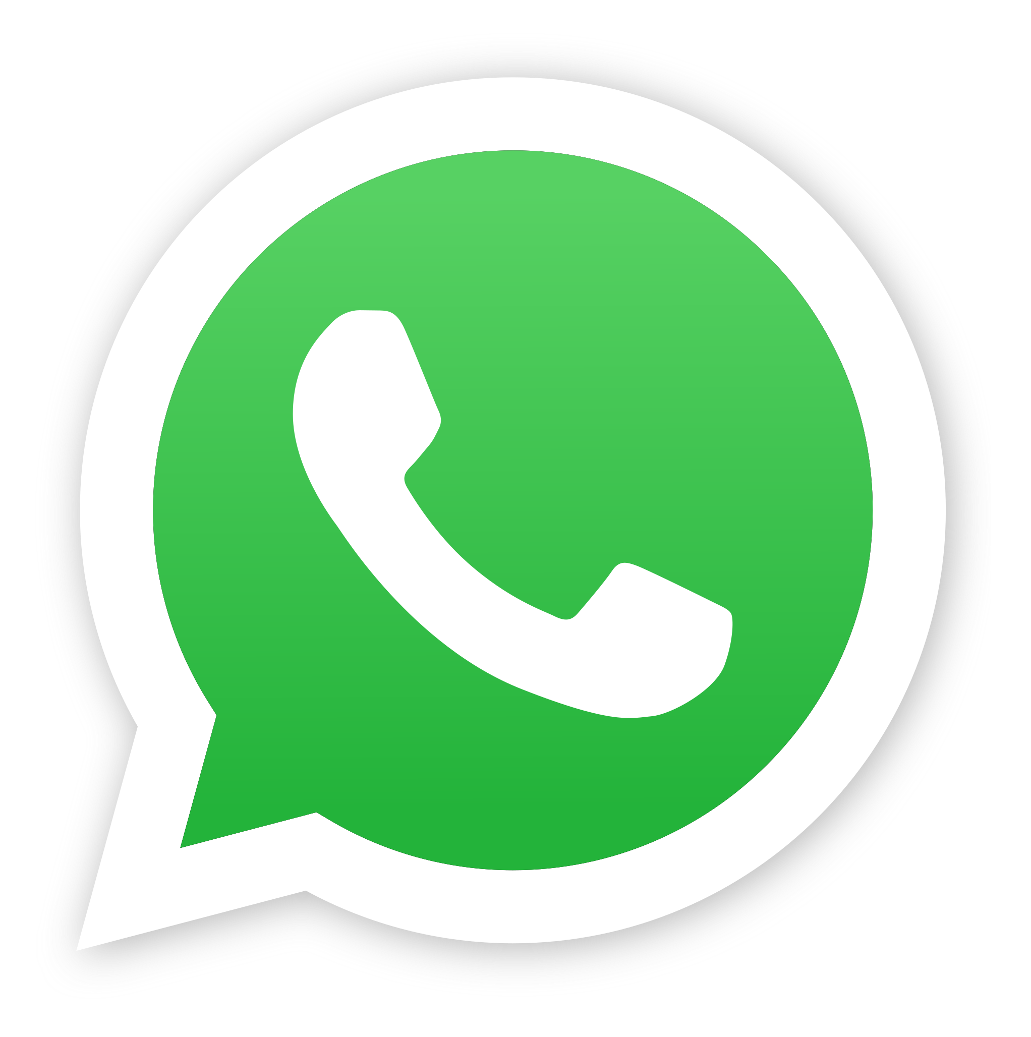 Whatsapp logo with green background
